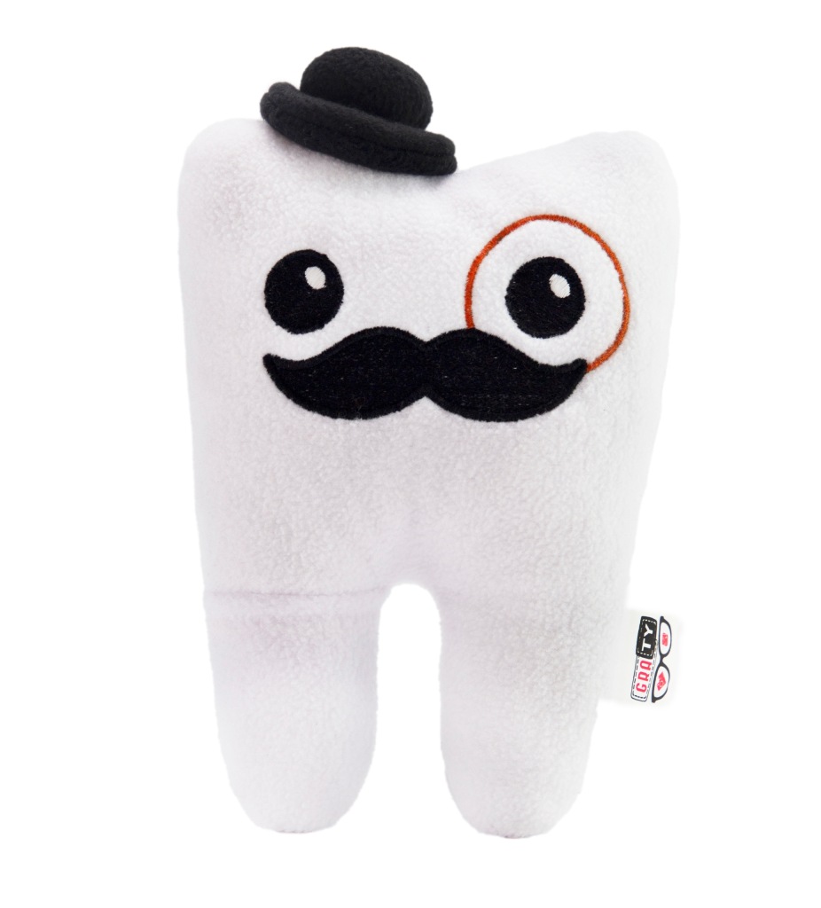 Fundacja GraTY Pluszowa maskotka Ząbek Wąsacz HANDMADE Rękodzieło