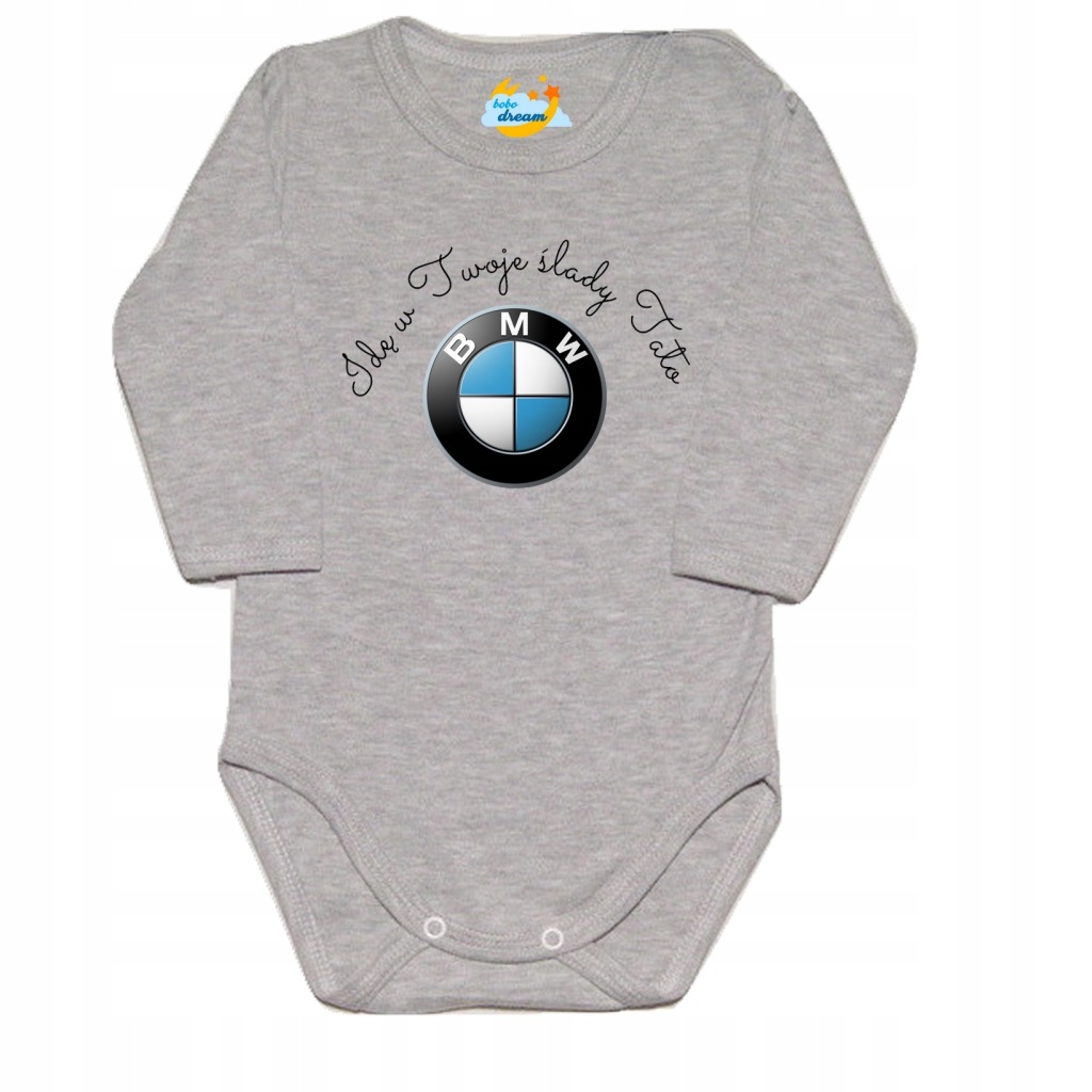 Body Będę jeździć BMW jak Tata szare 74 6 m +