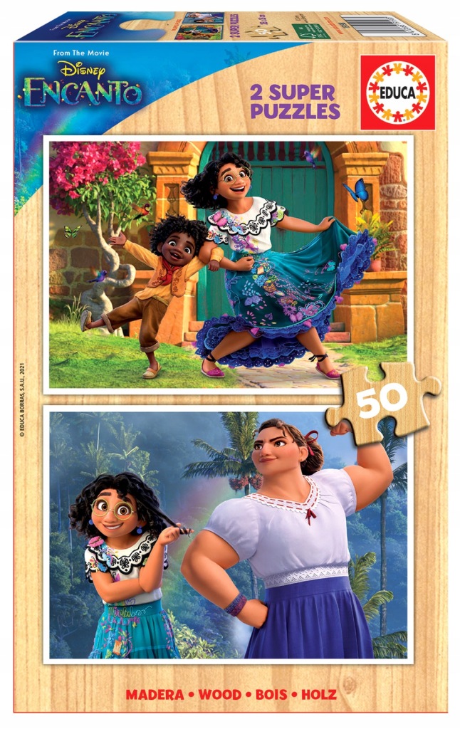 Educa Puzzle 2 x 50 Nasze magiczne Encanto Disney