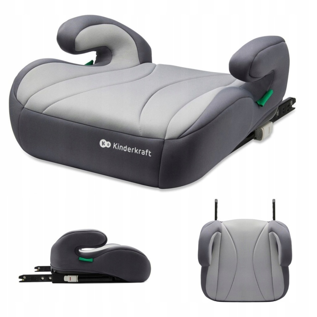 FOTELIK SAMOCHODOWY DLA DZIECKA I-BOOST 15-36 KG GREY 135-150 CM ISOFIX