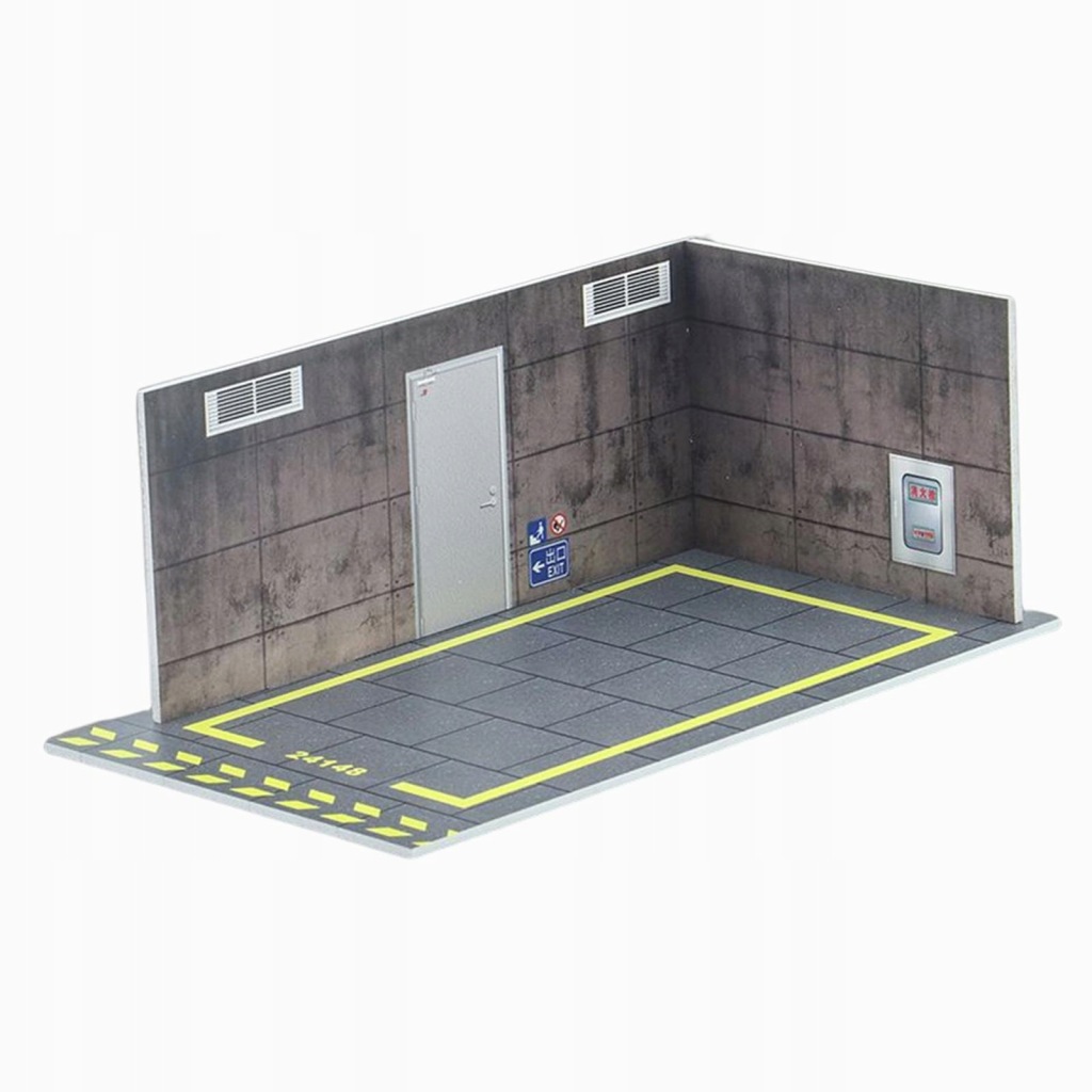 1/32 Parking Dekoracja ścienna w tle 1:32 Samochód