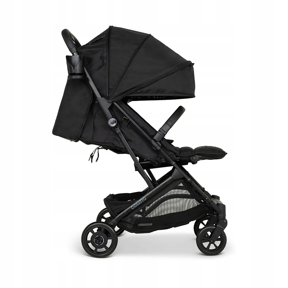Wózek spacerowy Cosatto Woosh 4 - Czarny Pikowany/Silhoutte 0-25 kg