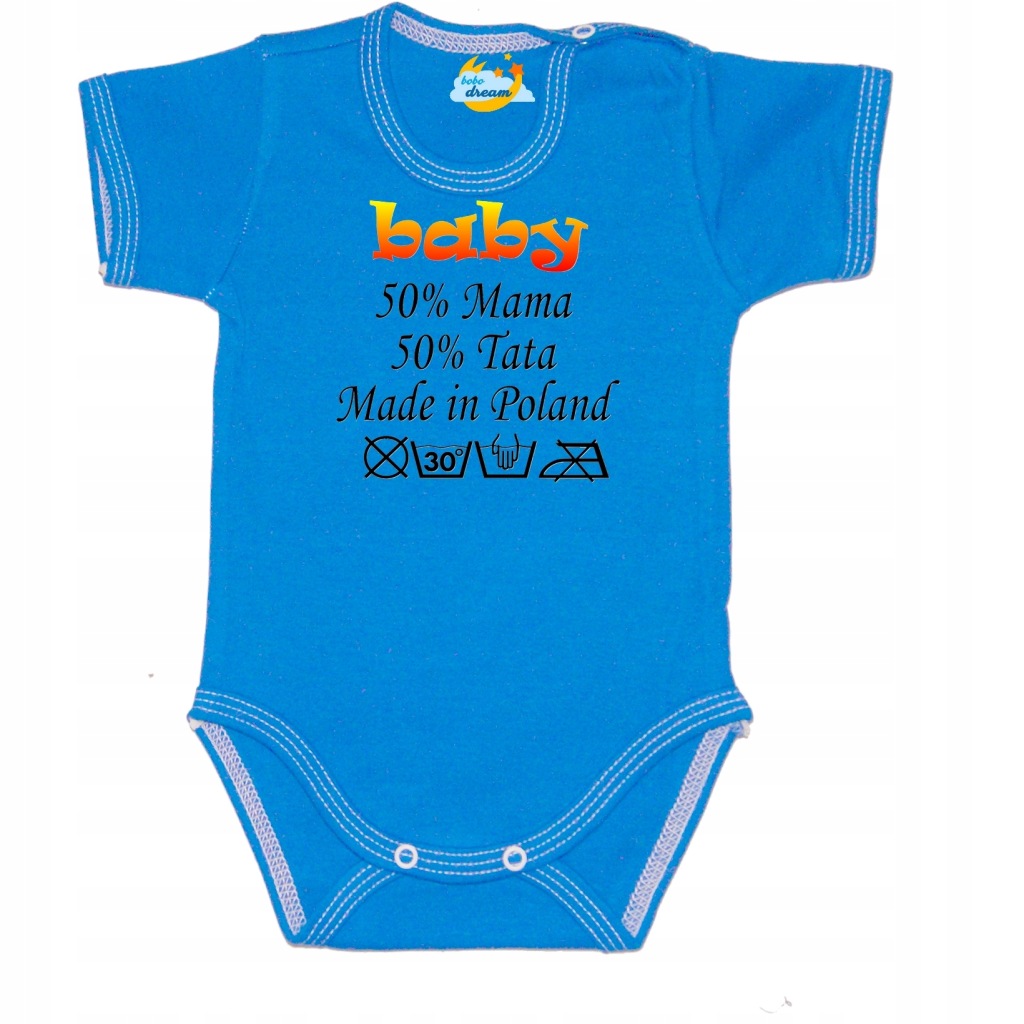 Body 50% mama 50% tata BABY niebieski 56 0 +