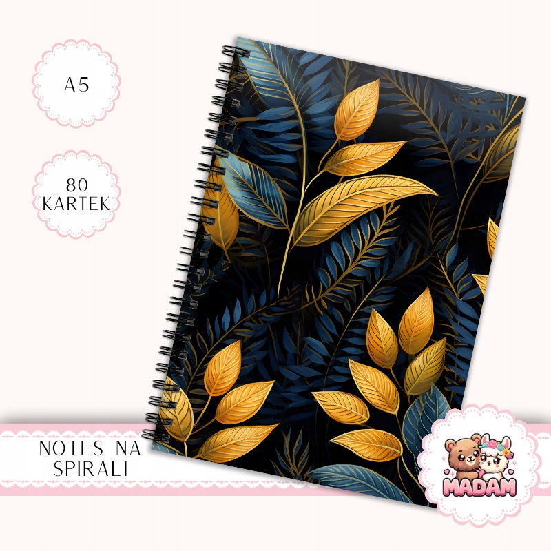 Notes A5 MaDam Creative wielokolorowy