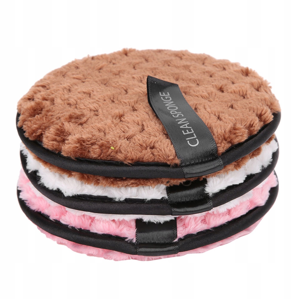3 szt. Demonta makijażu Puchanie wielokrotnego użytku Makeup Sponge DH