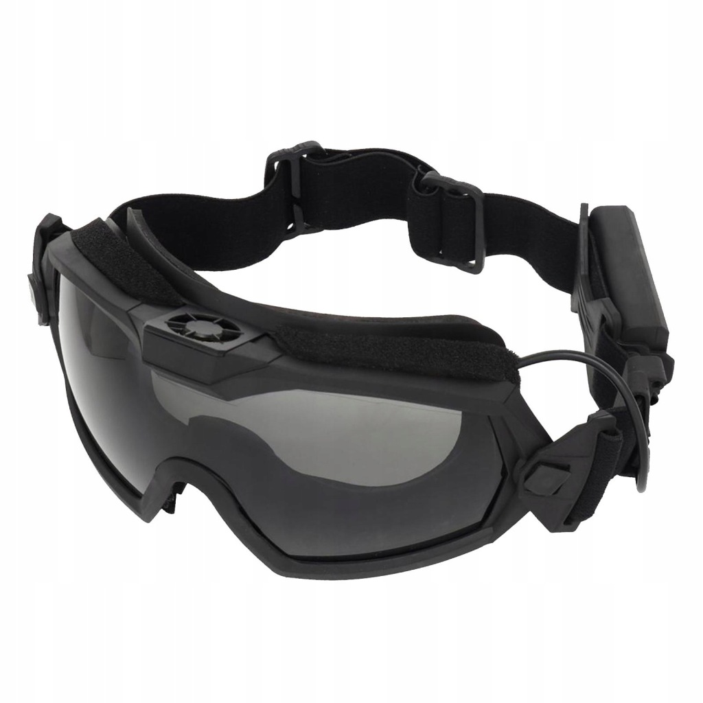Anti Goggles with Fan, Safety Goggles Anti Fog 40 Eyewear with 2 Black