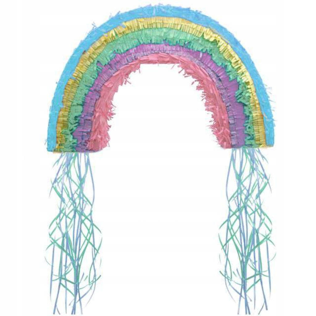 Piniata "Tęcza Rainbow & Cloud", Amscan, 49 x 43 cm