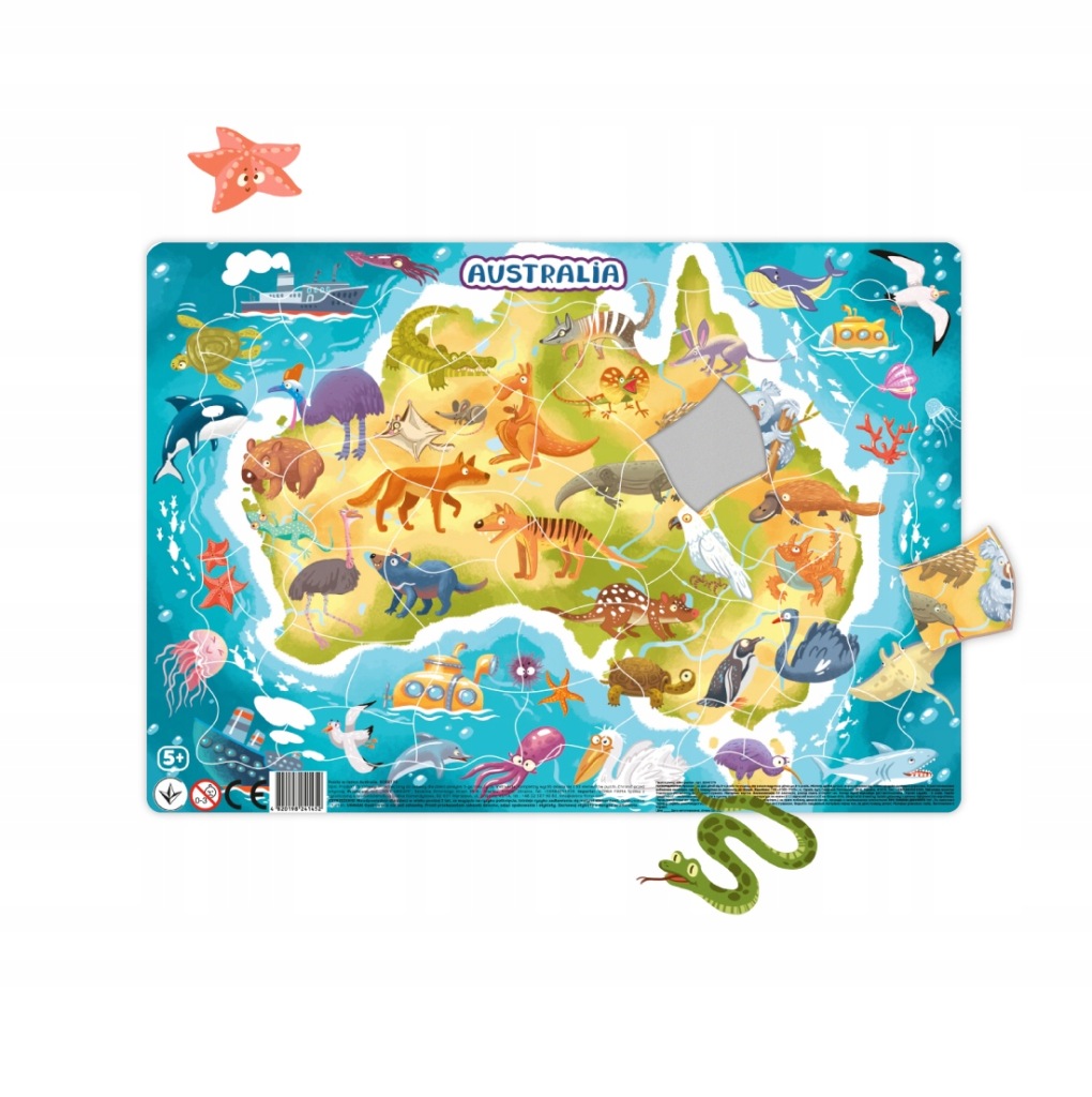 Puzzle Dodo Toys Dodo 53 elementów Puzzle ramkowe 53 Australia
