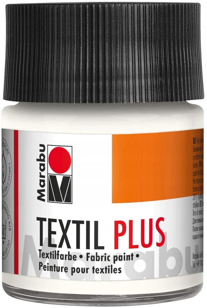 Farba do tkanin 50ml BIAŁA koszulek 070plus farbka