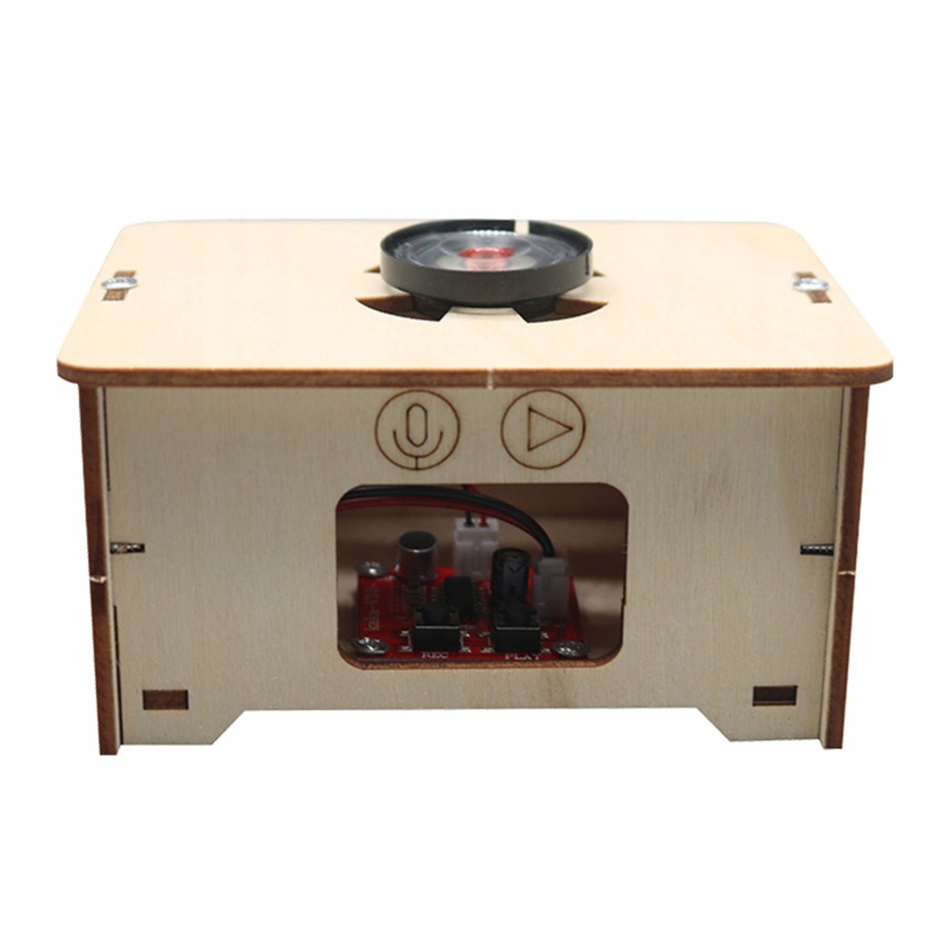 Gramofon drewniany Puzzle DIY Nauka edukacyjna Model puzzli gramofonowych