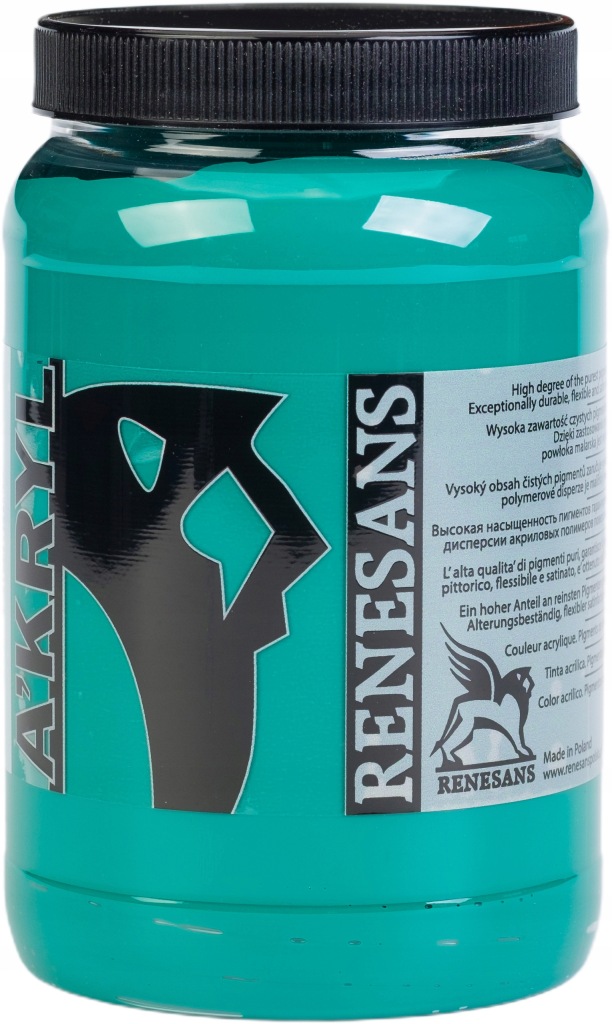 Farby akrylowe Renesans zielony 1 szt. 500 ml