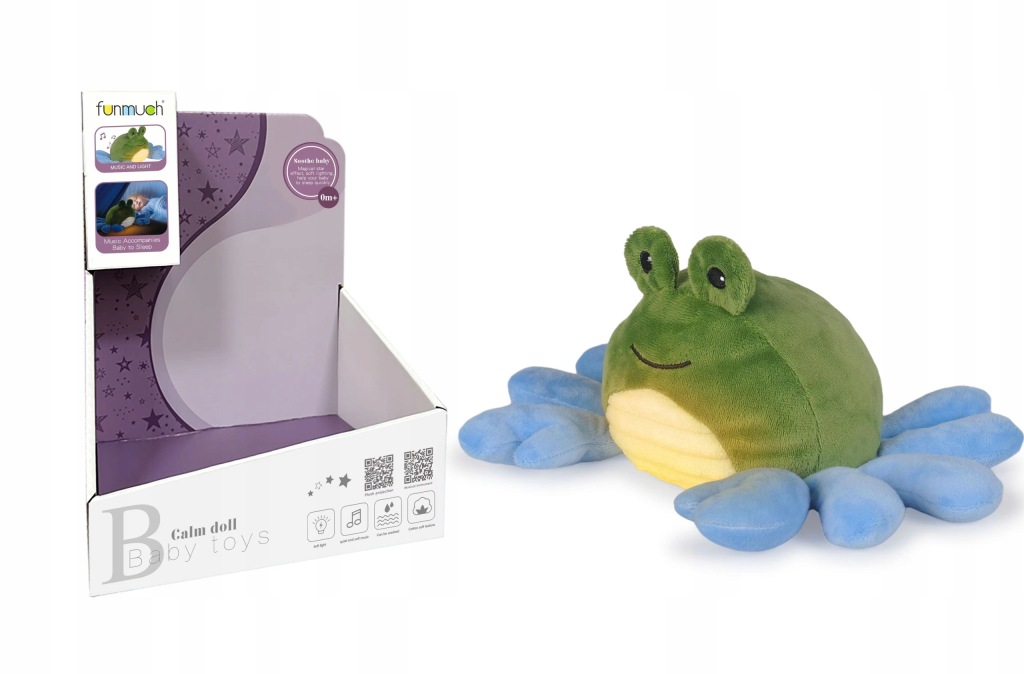 Lampka Nocna Krab Pluszak Do Zasypiania Szumiąca Niemowlę
