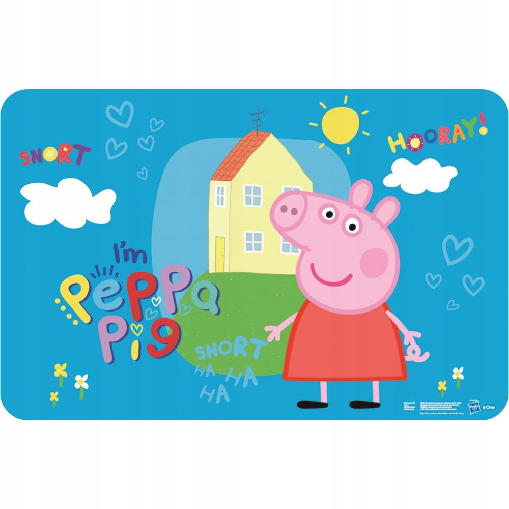 Podkładka Mata na biurko stół ŚWINKA PEPPA 43x28