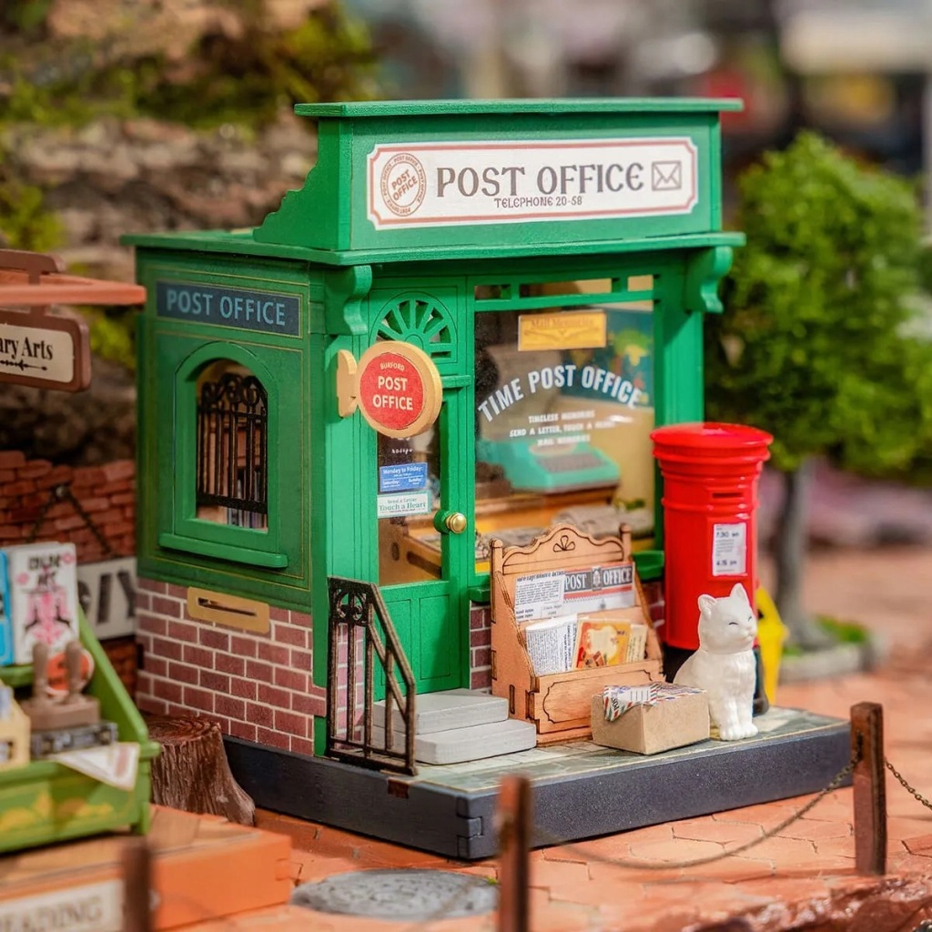 Model do składania domek Robotime Rolife Poczta Century Post Office DS037