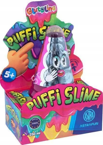 GLUTOLINA PUFFI SLIME BROKATOWY GLUT ANTYSTRESOWY 250ml ASTRA FUN ZIELONY