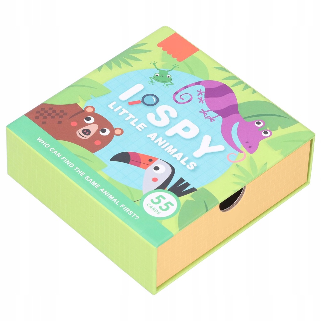 55 sztuk zwierząt pasujące karty do gry puzzle książka zabawki L6