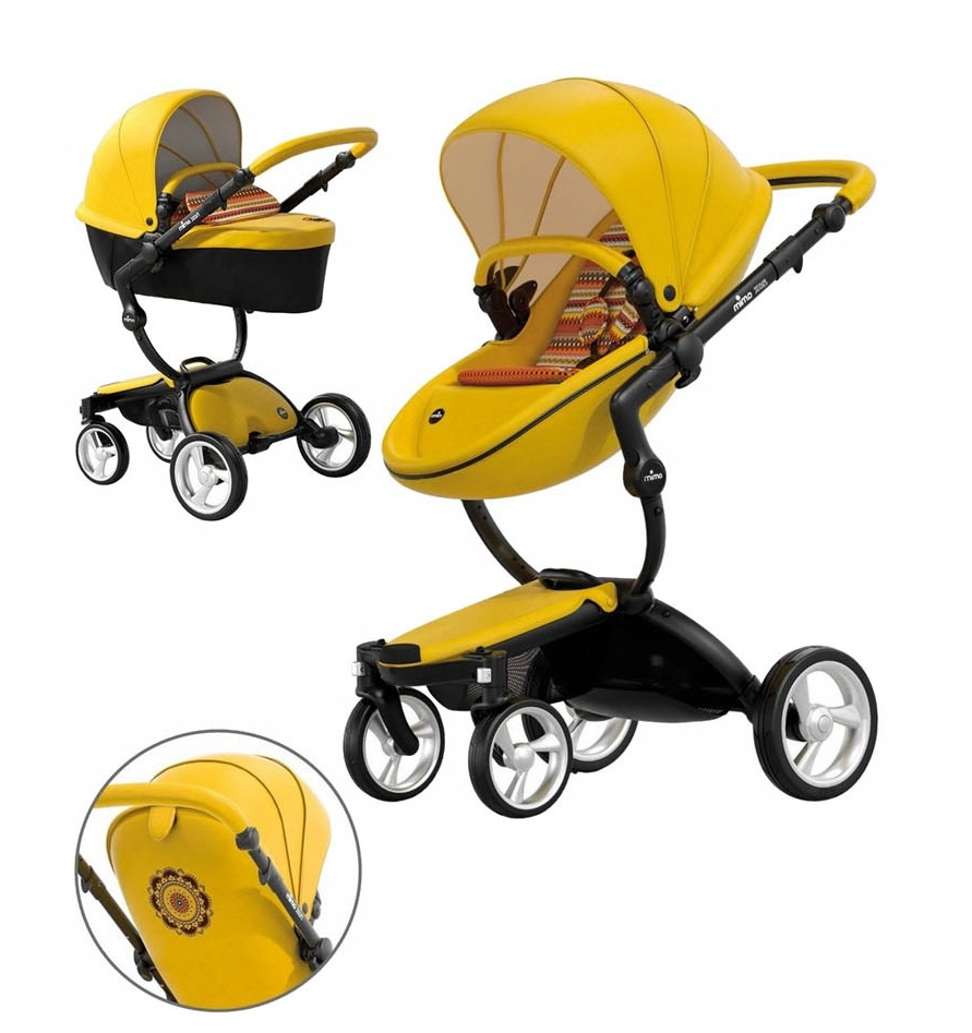 Wózek 2w1przod tyłem MIMA Xari Limited Yellow + G