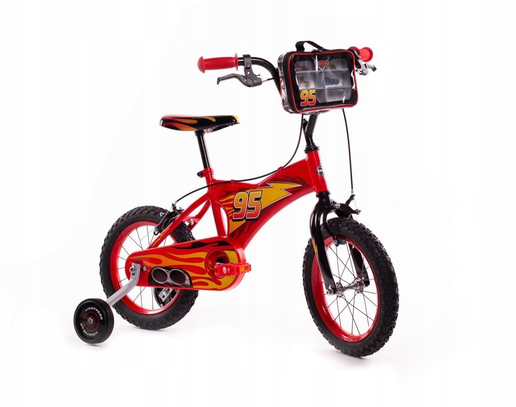 Rower dziecięcy Cars Auta 14" czerwony Huffy