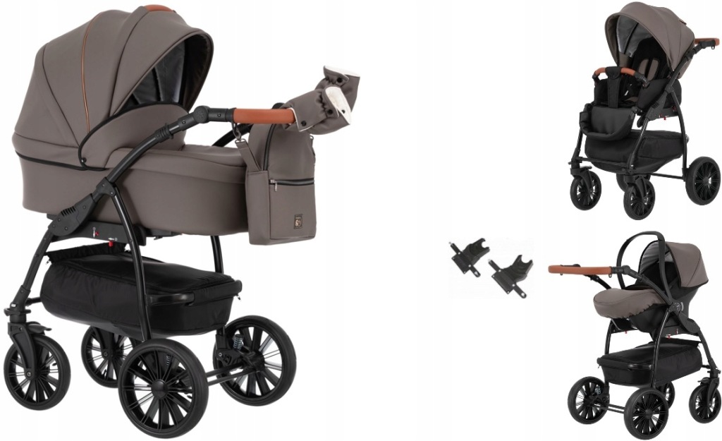 PARADISE BABY VERSO WÓZEK DZIECIĘCY 3W1 Z ADAPTERAMI - KOLOR 06