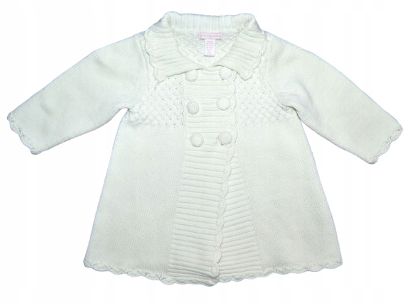 FIRST IMPRESSIONS SWETER SWETEREK DZIEWCZĘCY 12-18m 86