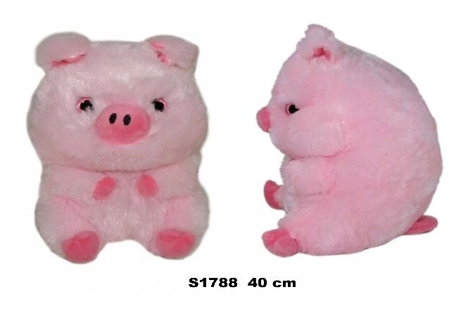 Świnka pluszowa 40 cm dla dzieci