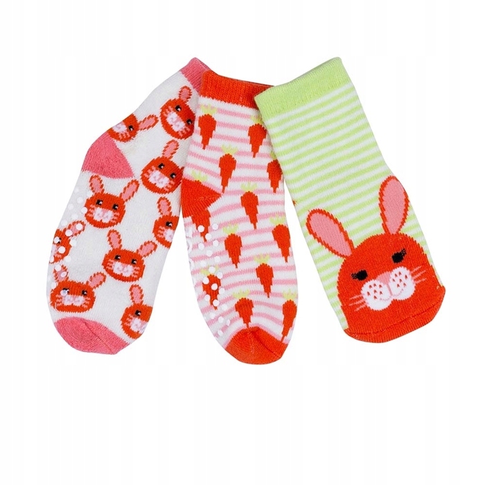 Zoocchini Skarpetki 3 Pary Królik 0-24M