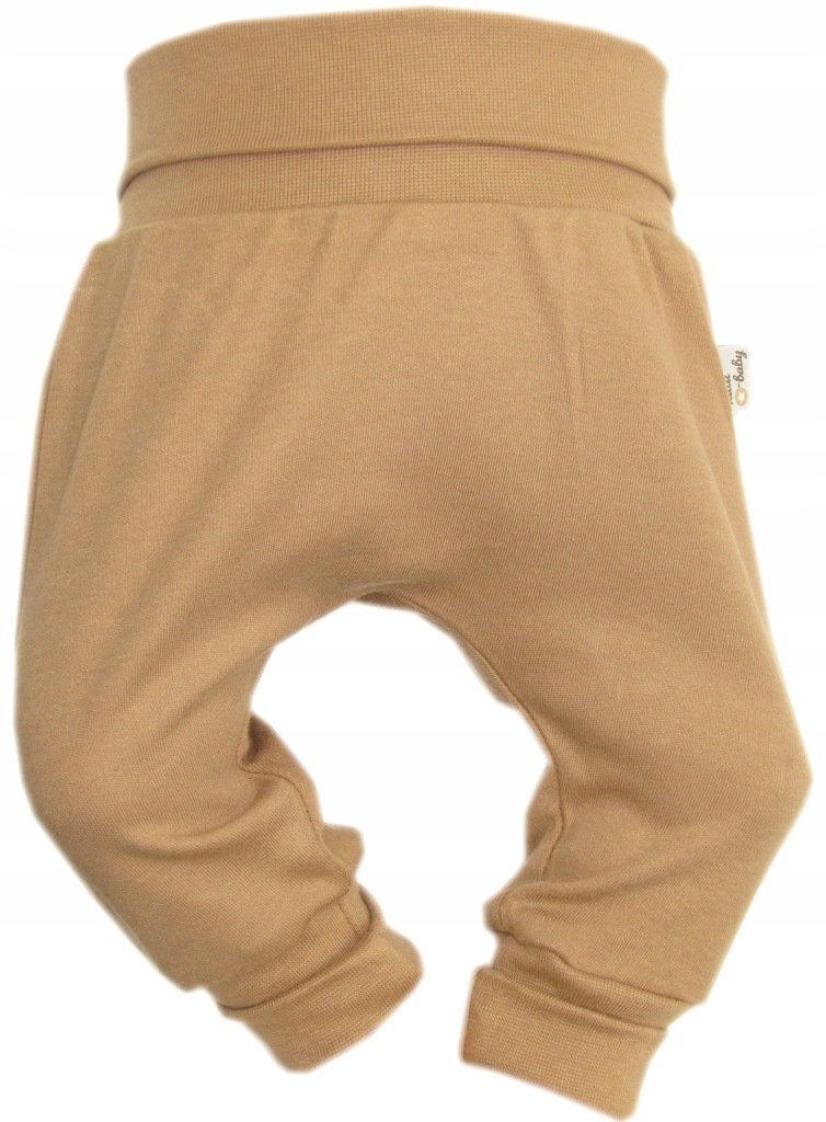 PÓŁŚPIOCHY BEZ STÓP SPODNIE BAGGY 62 COFFEE /34/