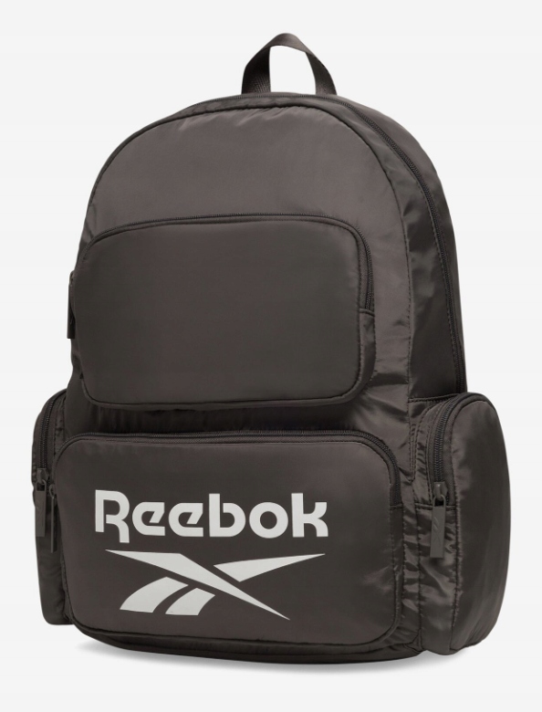 Reebok ciemny szary plecak szkolny miejski pojemny dużo kieszeni