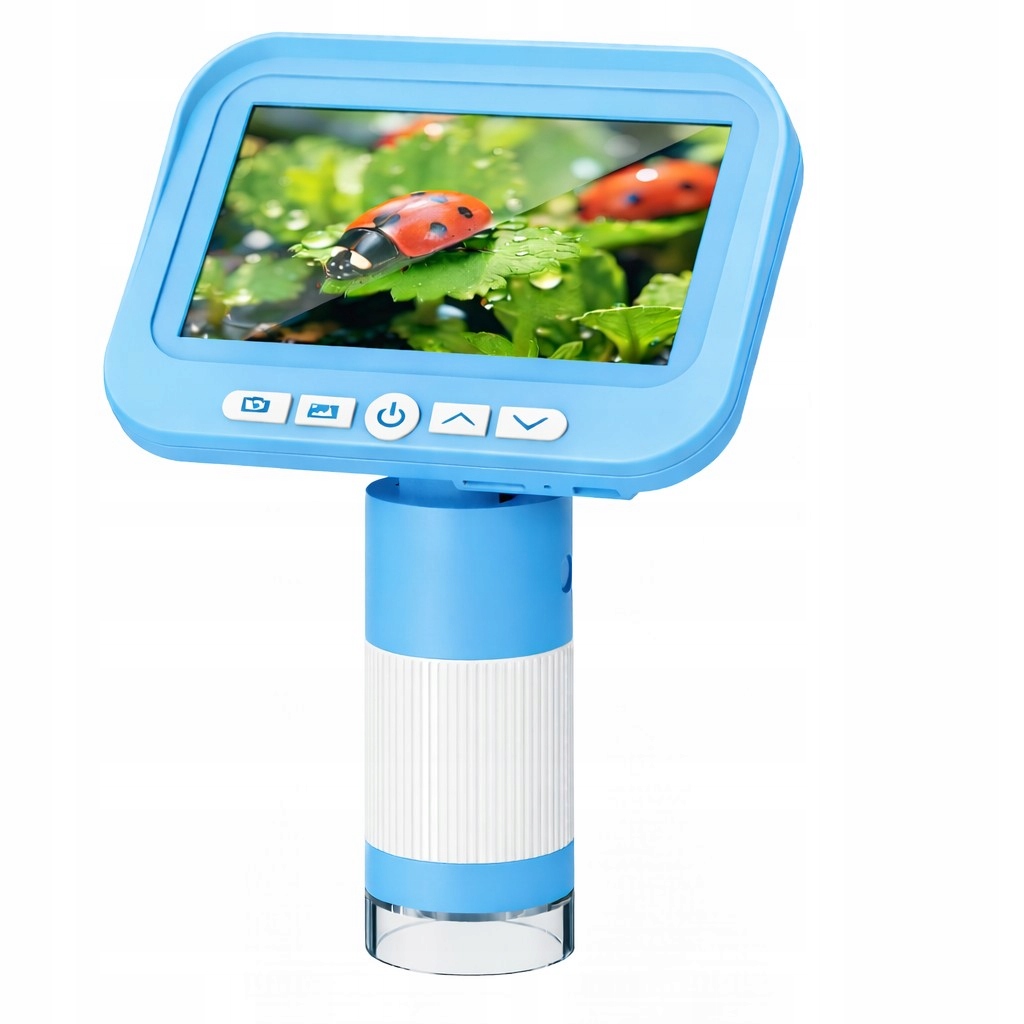 Mikroskop Cyfrowy z Ekranem LCD Zestaw Badacza dla Dzieci Rób Zdjęcia Filmy