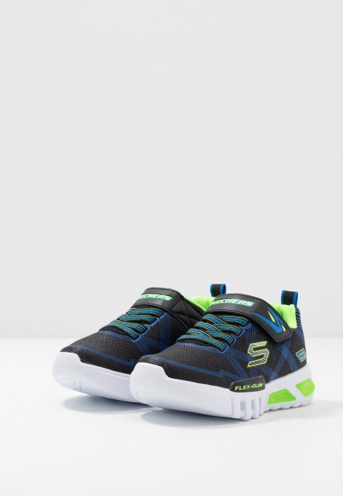 Dziecięce buty sneakers - Skechers Flex-Glow 90542L-BBLM r.32