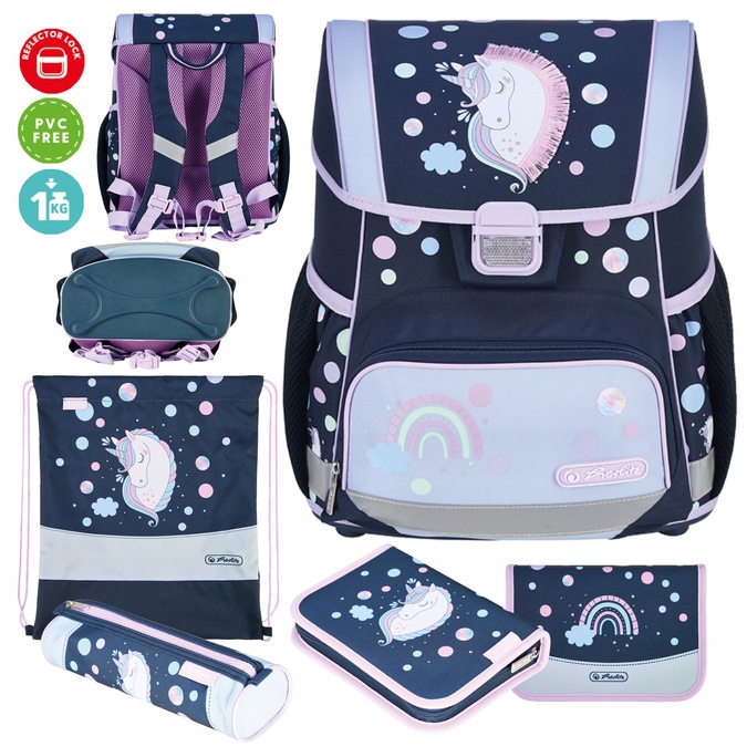 TORNISTER HERLITZ LOOP PLUS UNICORN DREAMS