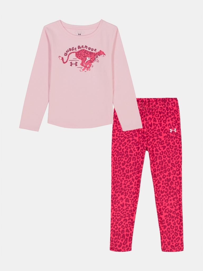 Under Armour Zestaw dla dziewczynki Under Armour UA PRINTED LS LEGGING SET