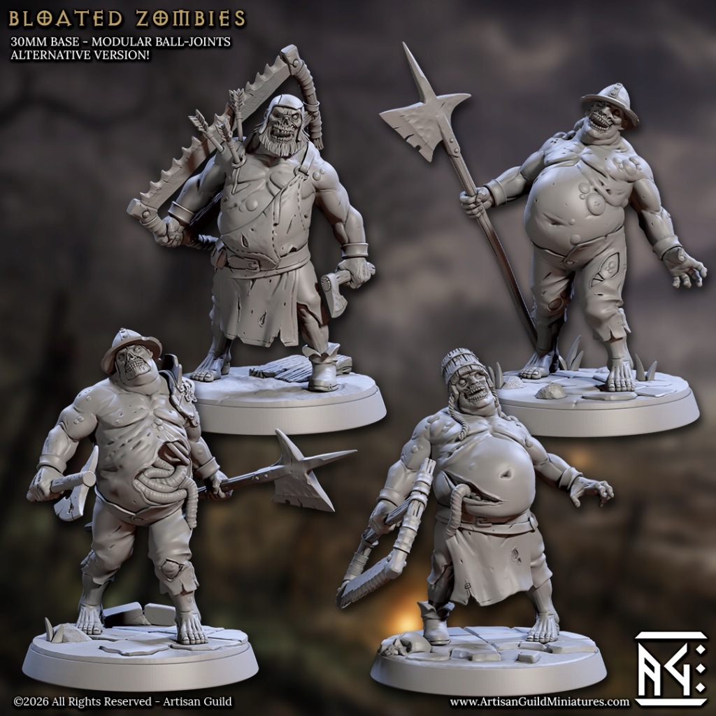 Bloated Zombies set 1 x1 - Artisan Guild