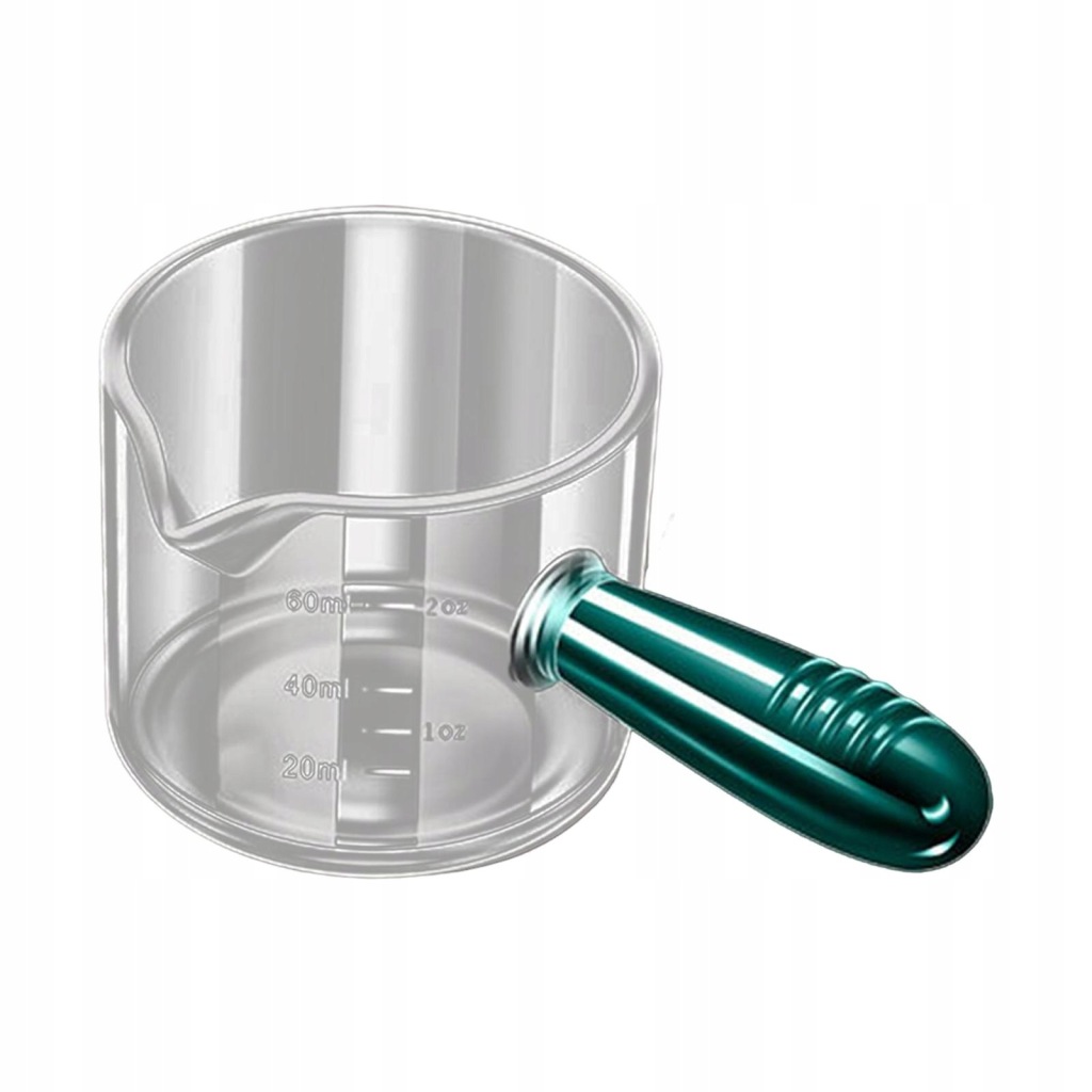 Espresso Glasses Coffee Measuring Cup Multipurpose Anti green and 60ml