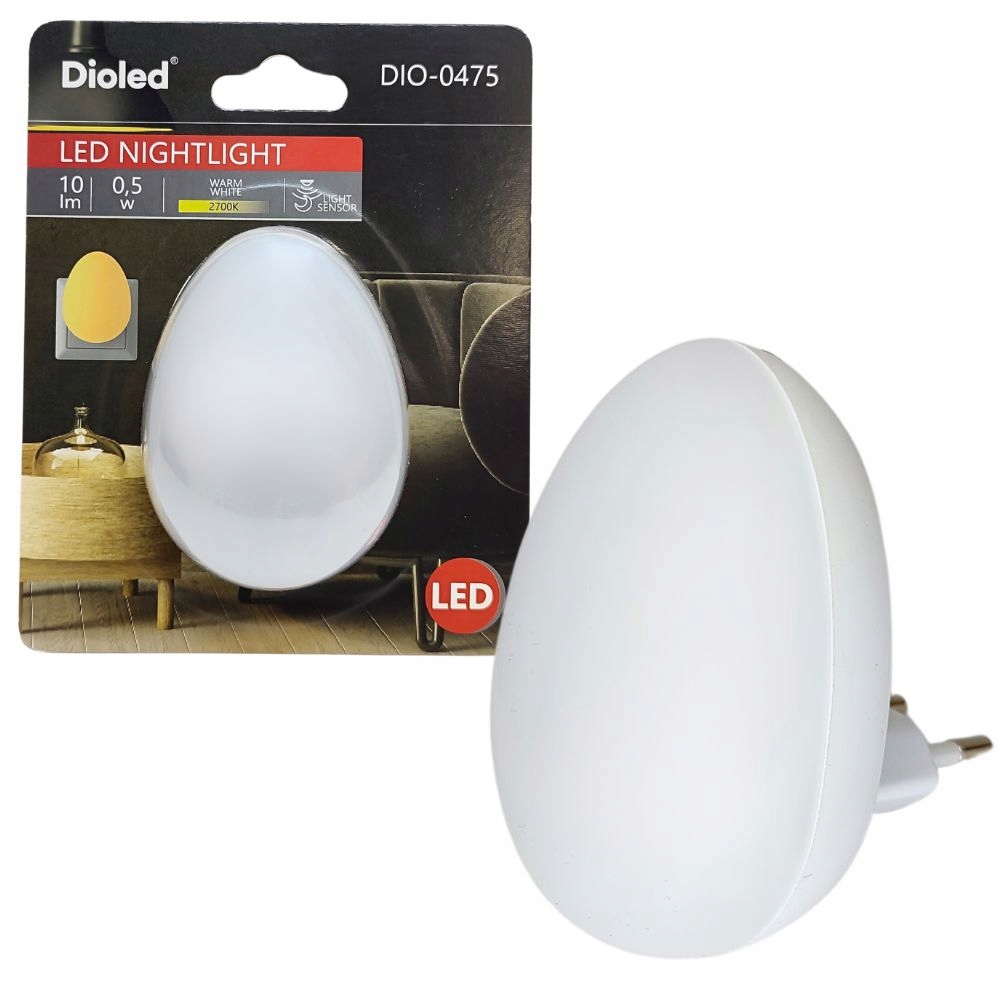 Lampka nocna DIOLED biały