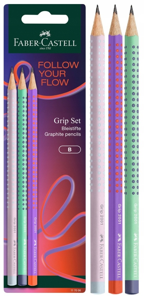 Ołówek tradycyjny Faber-Castell HB 3 szt.