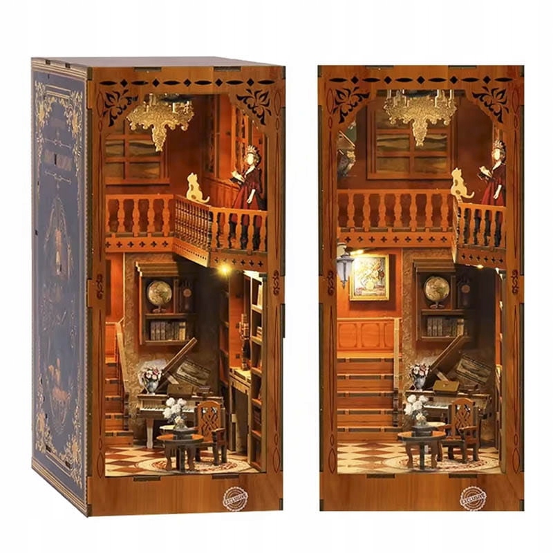Miniaturowy domek Book Nook Brytyjska elegancja braci Grimm's