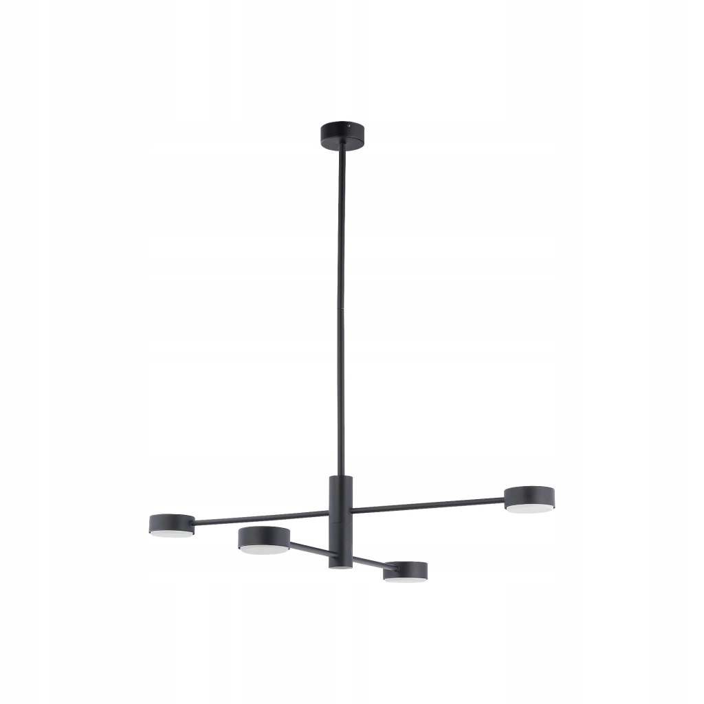 Nowodvorski Nowoczesna lampa wisząca ORBIT do salonu na GX53 czarna 7945
