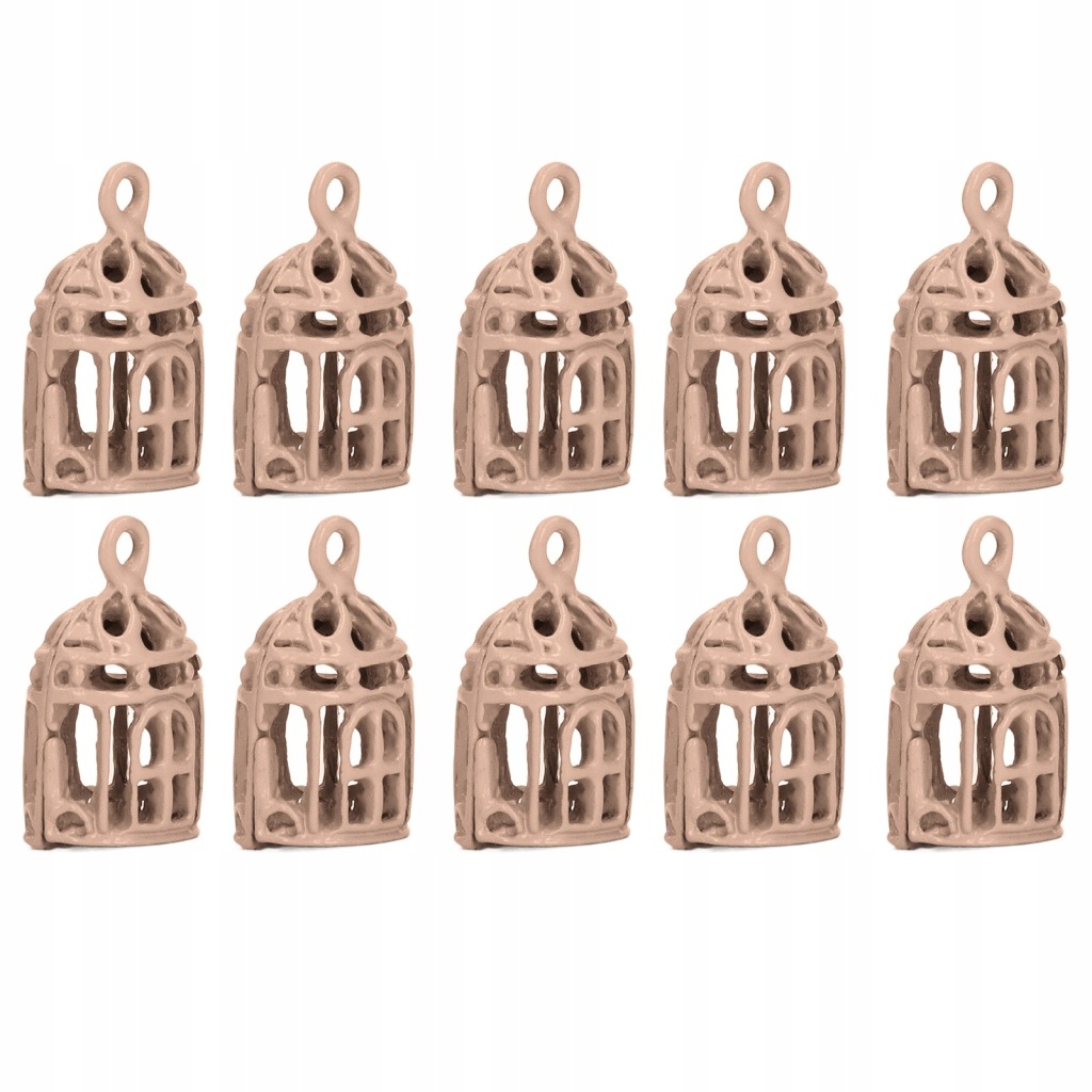 10 SZTUK 1/12 1/6 Miniatury Klatka dla ptaków Mini Dekoracja domku M6