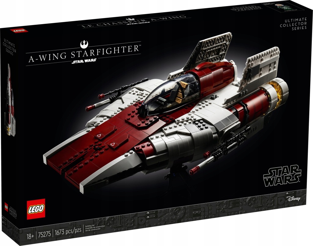 Klocki LEGO Star Wars Zestaw Myśliwiec A-wing 75275