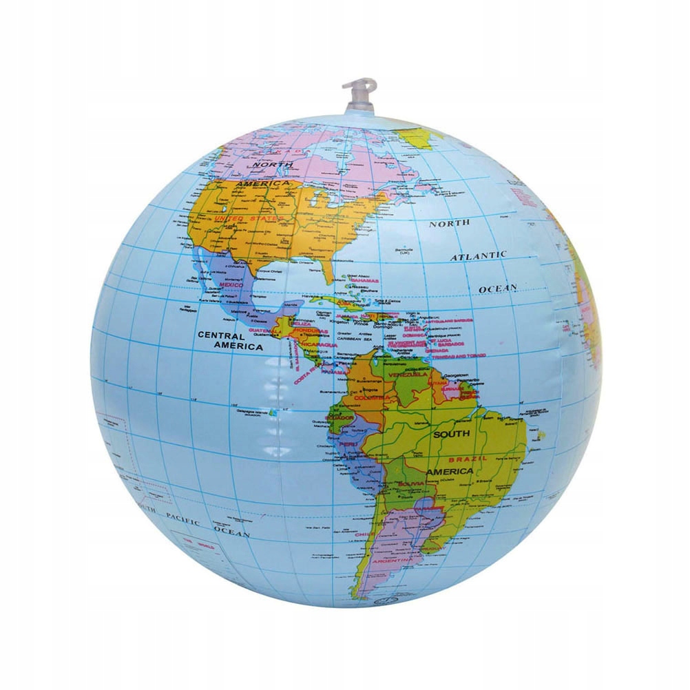 ZABAWKI DLA DZIECI ŚWIAT GLOBE ZABAWKI PIŁKA PLAŻOWA NADMUCHIWANA PIŁKA GLOBE
