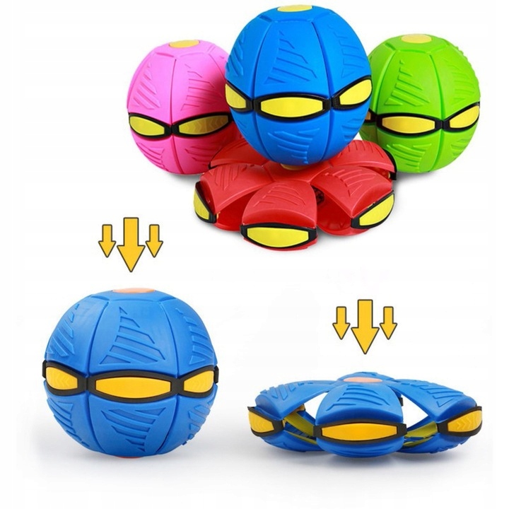 Latająca Piłka Dyskopiłka UFO BALL do Rzucania Zabawa Zabawka