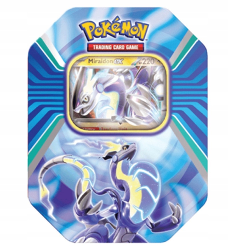 Karty zestaw Pokémon Collectible Tin Summer 2023 Miraidon EX JĘZYK WŁOSKI