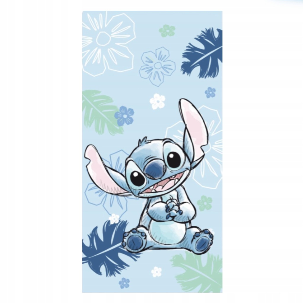Jerry Fabrics Ręcznik Lilo i Stitch Ohana blue 70x140 cm
