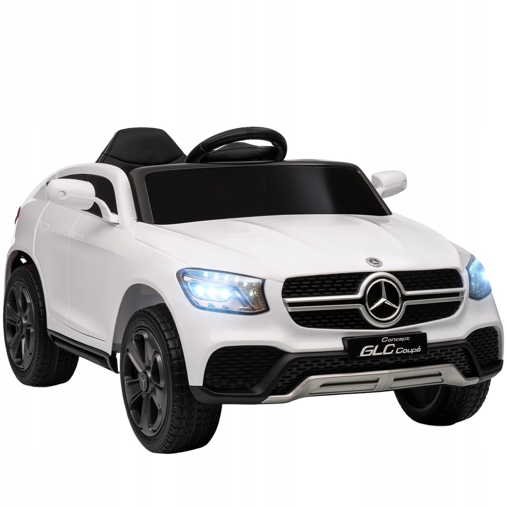 Samochód elektryczny z pilotem AIYAPLAY Mercedes-Benz GLC Coupé biały