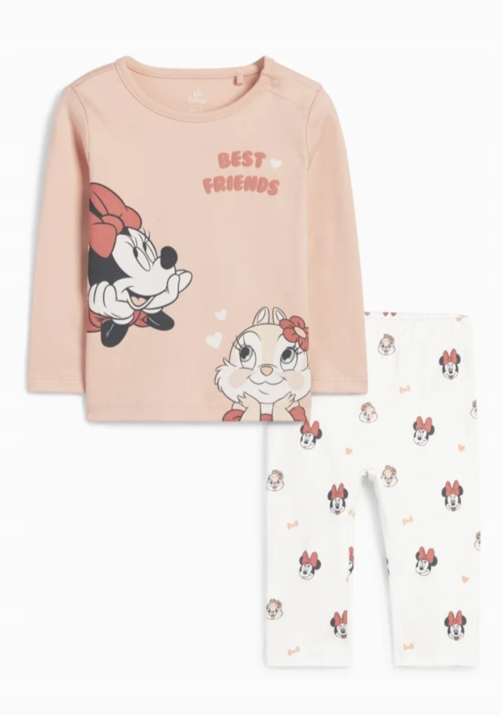 C&A PIŻAMA 92 PIŻAMKA BAWEŁNIANA MYSZKA MINNIE DISNEY