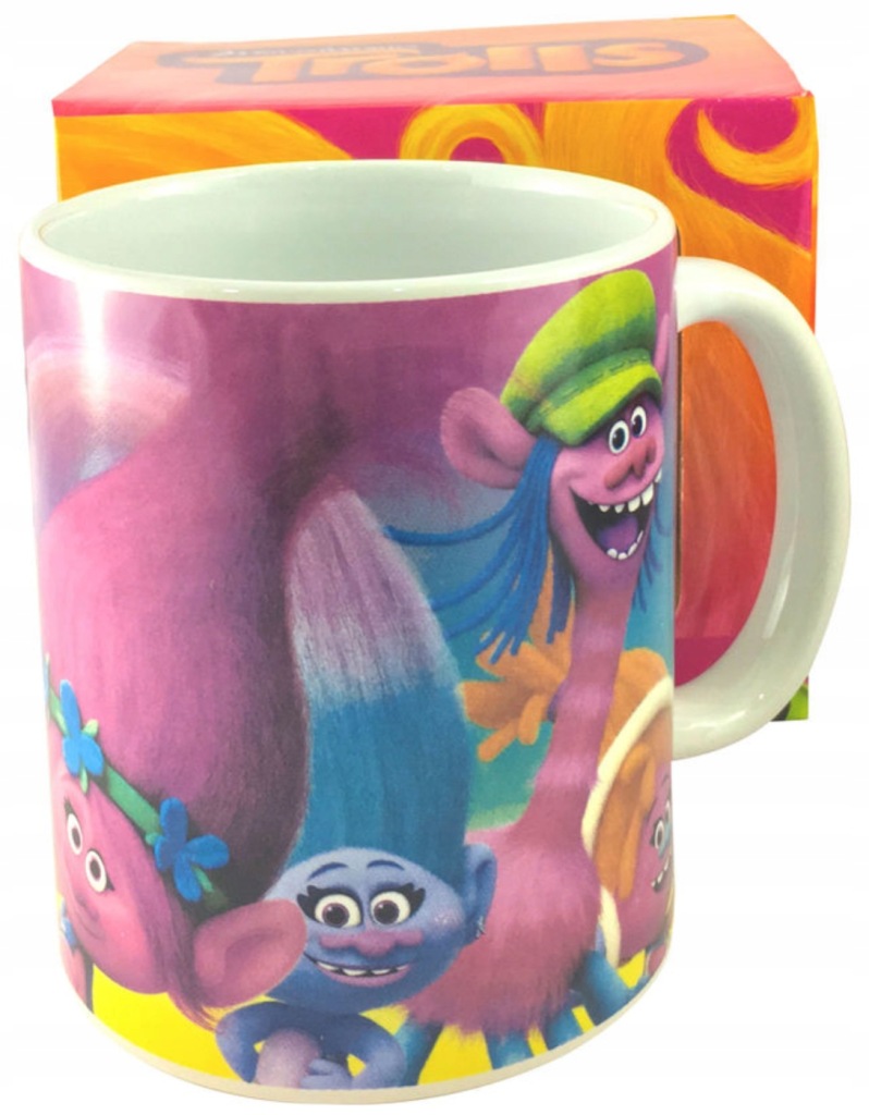 Kubek ceramiczny 325ml w pudełku TROLLS TROLLE