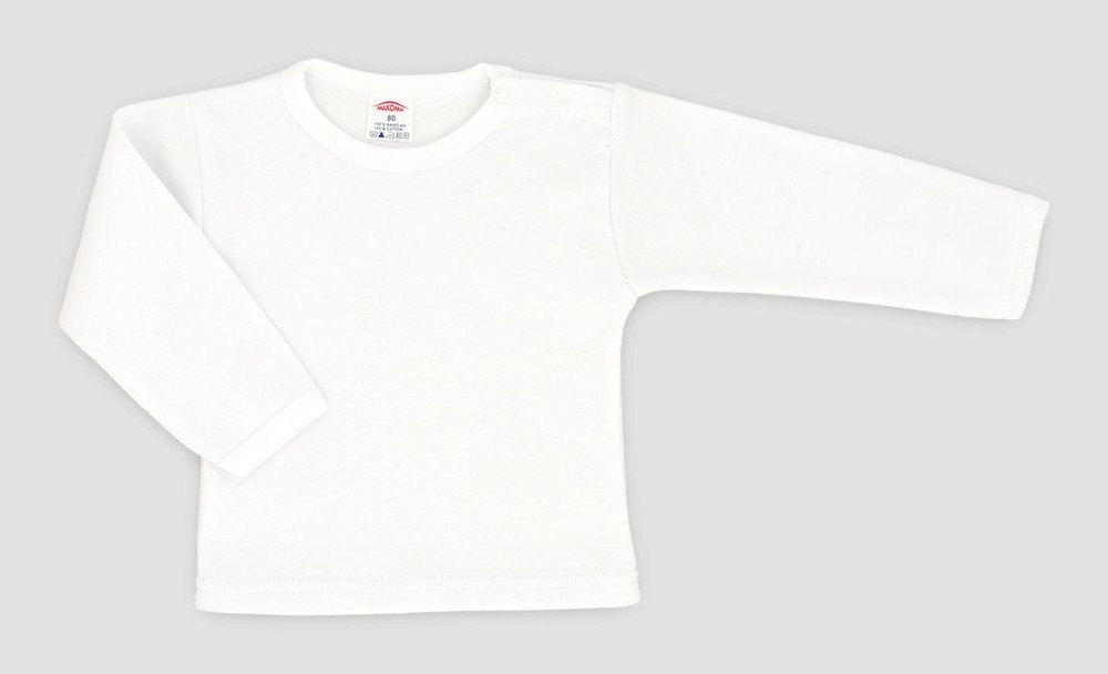 PODKOSZULKA NA DŁUGI RĘKAW MAKOMA BIAŁA UNISEX 128