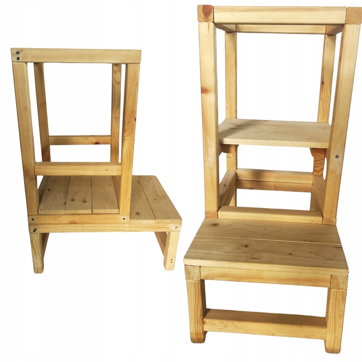 Kitcher Helper Drewniany Pomocnik Kuchenny Dla Dzieci Polski Produkt 85cm