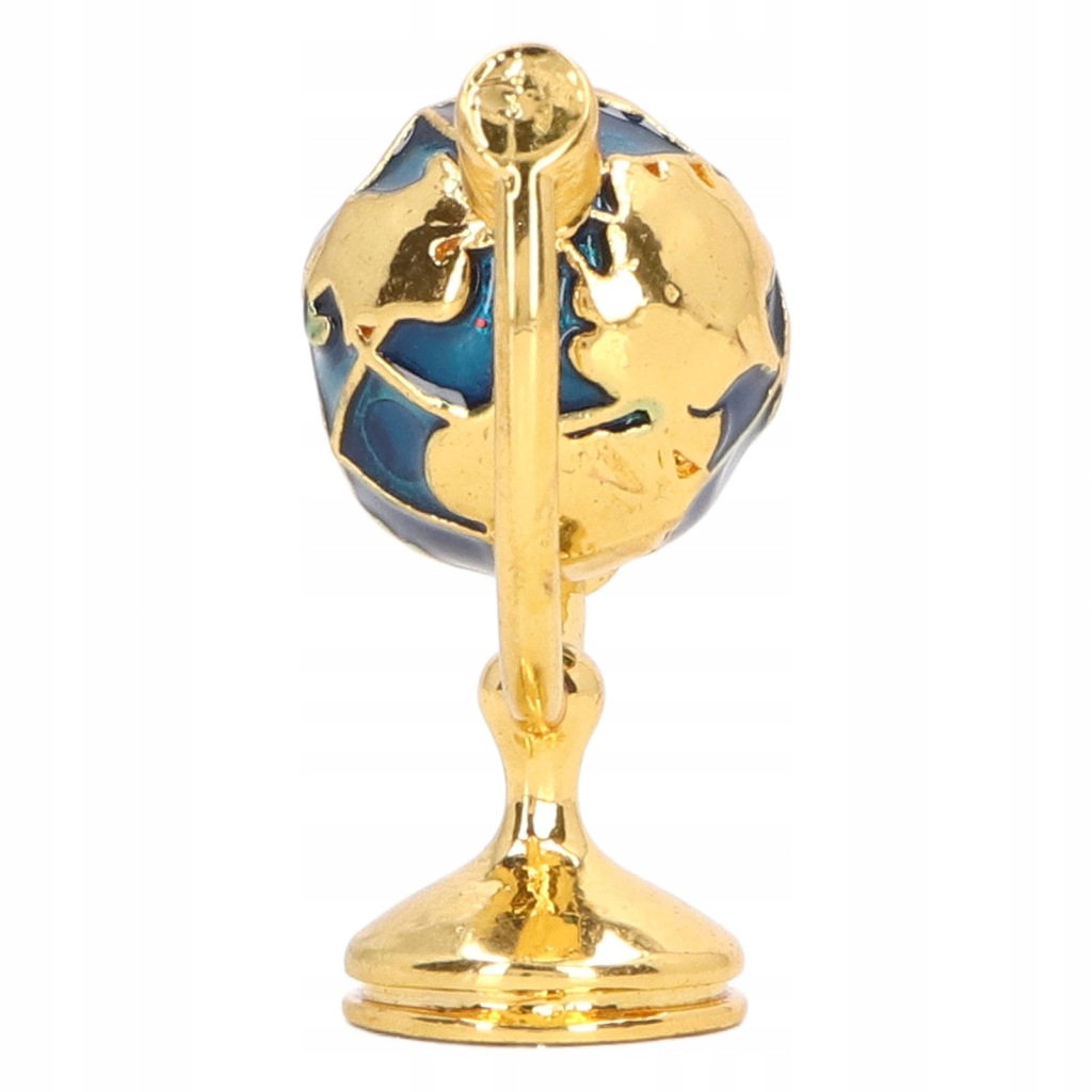 1:12 Dollhouse Globe Metal Solidny błyszczący Wykwintny domek dla O3